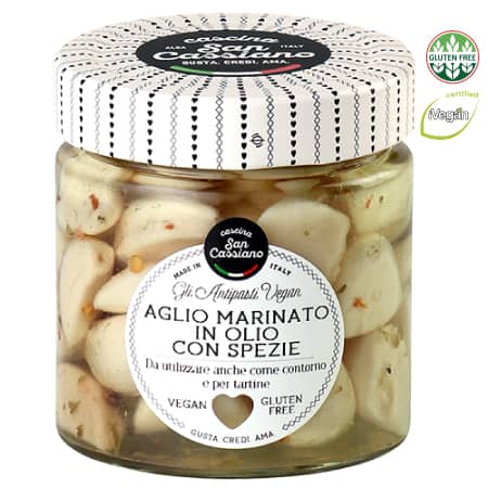 Ail mariné à l'huile d'olives 190g