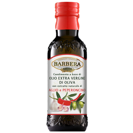 Huile d'olive extra vierge ail piment 25cl