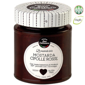 Mostarda d'oignons rouges 170g