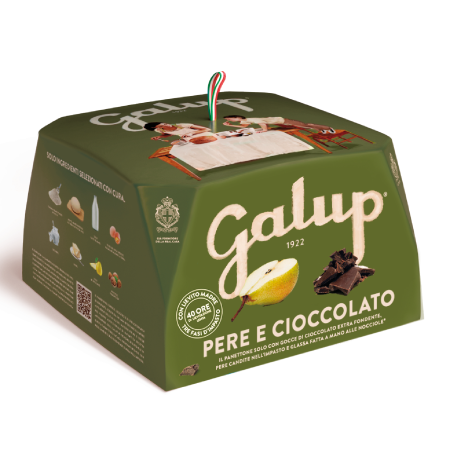 Panettone poires pépites de chocolat 750g Galup