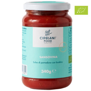 Sauce tomate basilic Sansovina bio 340g