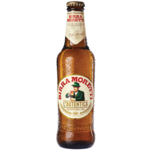 Bière Blonde Moretti 33cl : 4,6% vol.